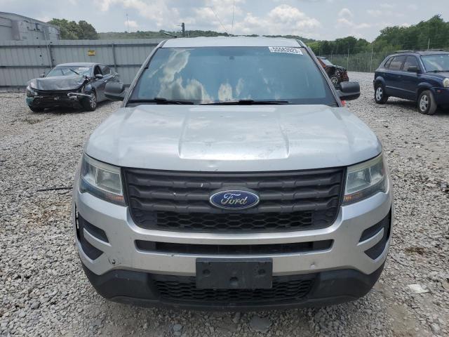 1FM5K8AR4GGB36429 - 2016 FORD EXPLORER POLICE INTERCEPTOR SILVER photo 5
