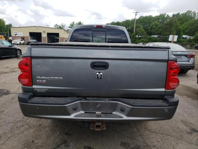 1D7HW42K15S137067 - 2005 DODGE DAKOTA SLT GRAY photo 6