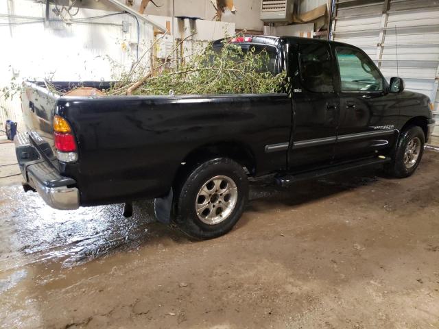 5TBRN34161S138047 - 2001 TOYOTA TUNDRA ACCESS CAB SR5 BLACK photo 3