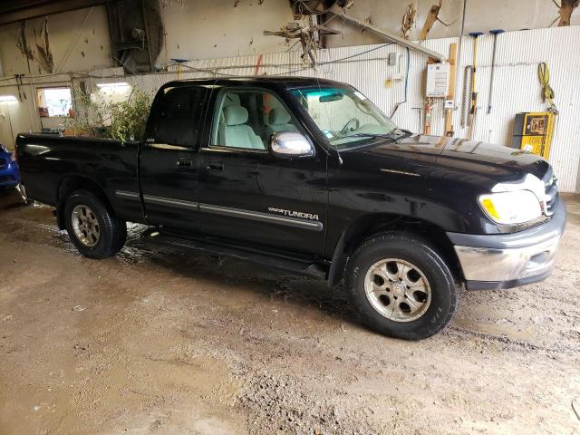 5TBRN34161S138047 - 2001 TOYOTA TUNDRA ACCESS CAB SR5 BLACK photo 4