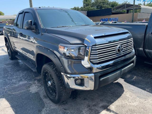 5TFRW5F10GX209260 - 2016 TOYOTA TUNDRA DOUBLE CAB SR/SR5 GRAY photo 1