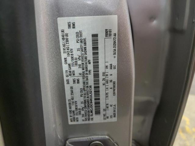 5LMCJ3C94KUL52136 - 2019 LINCOLN MKC RESERVE Gümüş fotoğraf 13