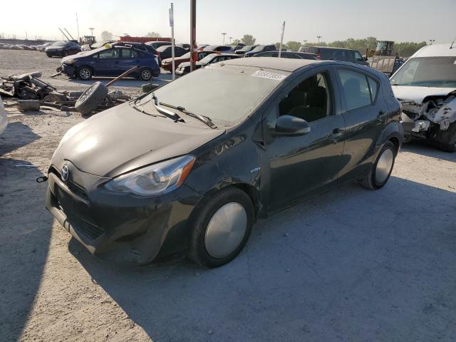 JTDKDTB37G1121215 - 2016 TOYOTA PRIUS C BLACK photo 1