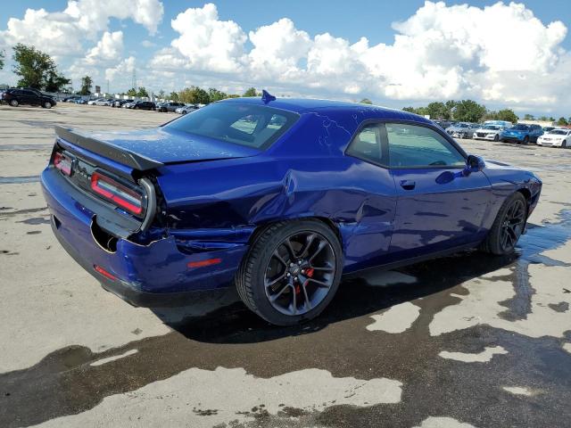 2C3CDZFJ1NH214945 - 2022 DODGE CHALLENGER R/T SCAT PACK BLUE photo 3