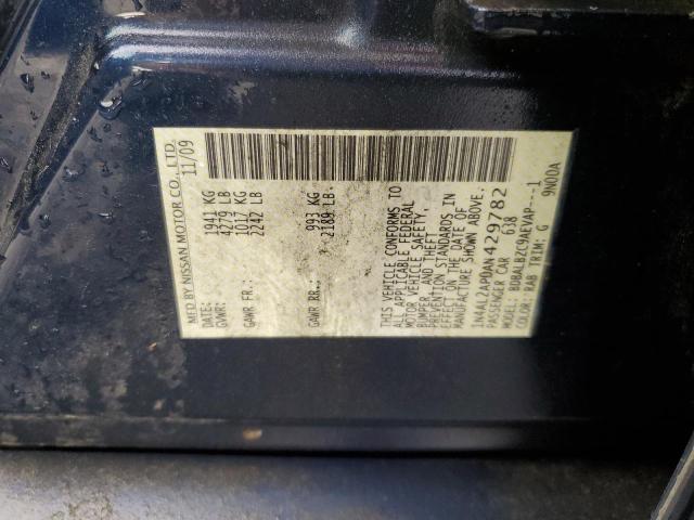 1N4AL2AP0AN429782 - 2010 NISSAN ALTIMA BASE BLUE photo 13