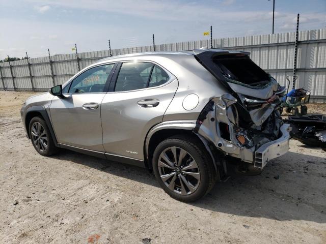 JTHE9JBH2M2051299 - 2021 LEXUS UX 250H GRAY photo 2