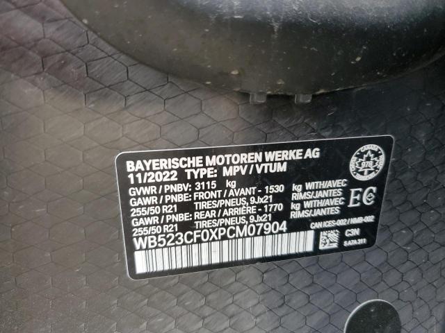 WB523CF0XPCM07904 - 2023 BMW IX XDRIVE50 BLUE photo 14
