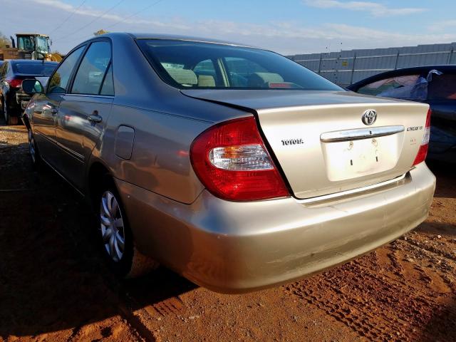 4T1BE32K12U614041 - 2002 TOYOTA CAMRY LE  photo 3