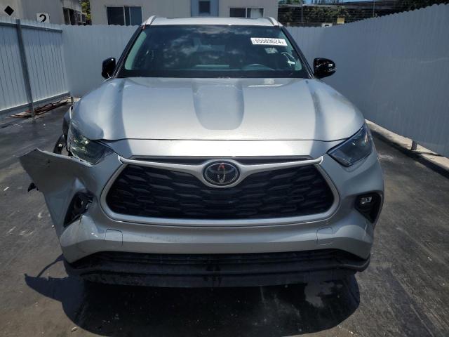 5TDKDRAH0PS013215 - 2023 TOYOTA HIGHLANDER L SILVER photo 5