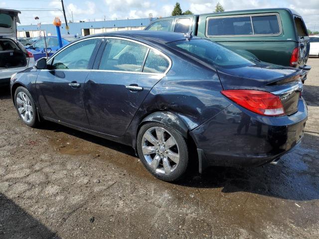 2G4GS5EV8D9156353 - 2013 BUICK REGAL PREMIUM BLUE photo 2