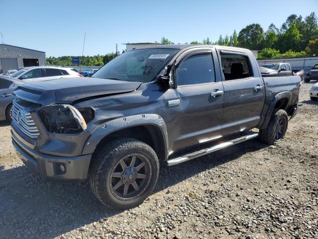 5TFAW5F17EX333875 - 2014 TOYOTA TUNDRA CREWMAX PLATINUM GRAY photo 1
