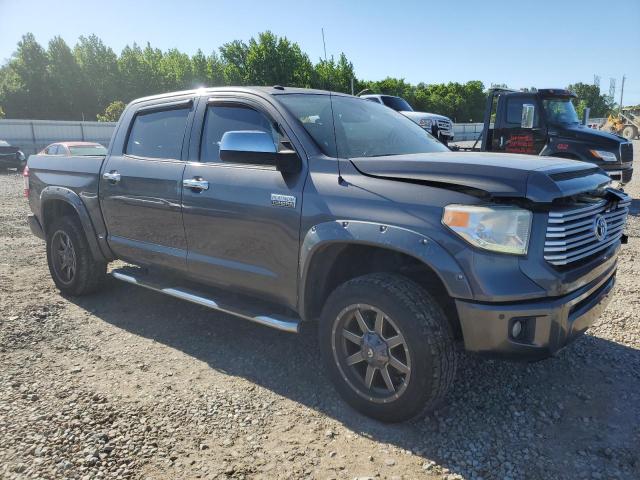 5TFAW5F17EX333875 - 2014 TOYOTA TUNDRA CREWMAX PLATINUM GRAY photo 4