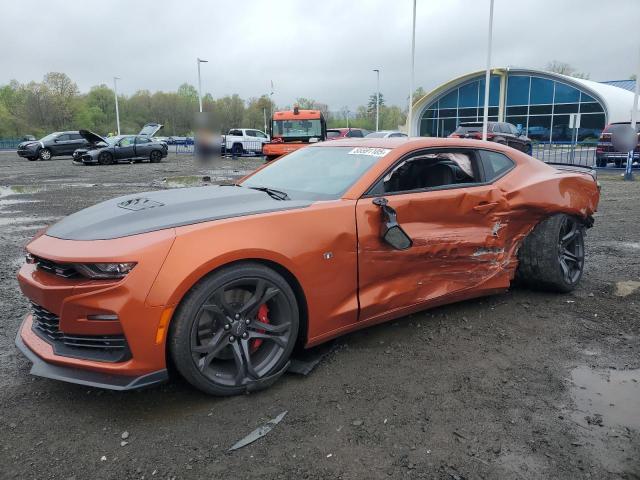 1G1FG1R78N0130278 - 2022 CHEVROLET CAMARO SS ORANGE photo 1