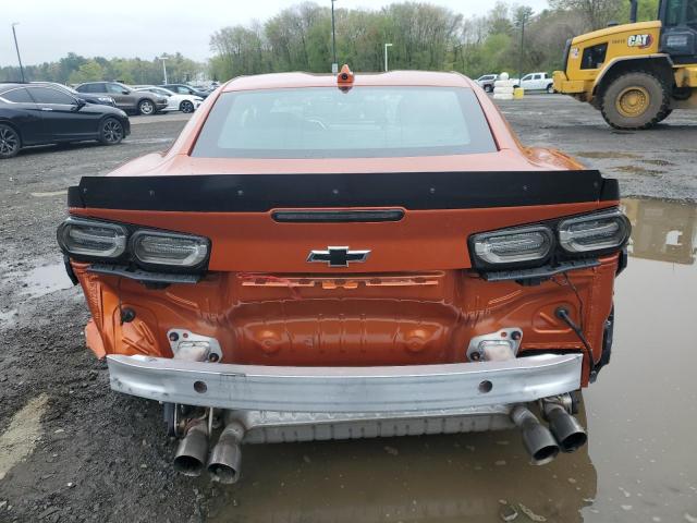 1G1FG1R78N0130278 - 2022 CHEVROLET CAMARO SS ORANGE photo 6