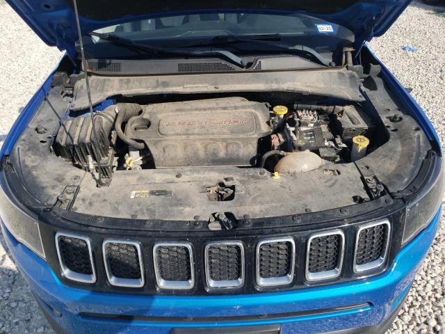 3C4NJCBB5JT233279 - 2018 JEEP COMPASS LATITUDE Көк фото 12