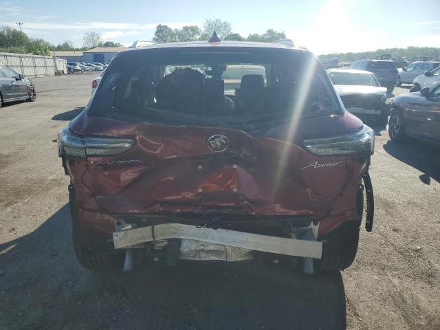 LRBFZSR40PD073761 - 2023 BUICK ENVISION AVENIR MAROON photo 6
