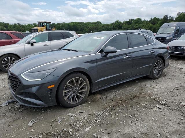 5NPEH4J22LH009229 - 2020 HYUNDAI SONATA LIMITED GRAY photo 1