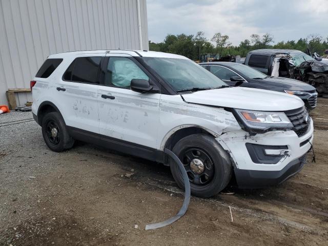 1FM5K8AR0JGB92312 - 2018 FORD EXPLORER POLICE INTERCEPTOR WHITE photo 4