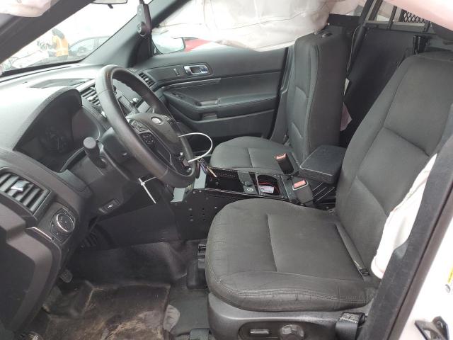 1FM5K8AR0JGB92312 - 2018 FORD EXPLORER POLICE INTERCEPTOR WHITE photo 7