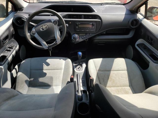 JTDKDTB37D1034510 - 2013 TOYOTA PRIUS C ORANGE photo 8