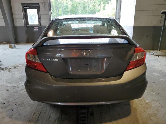 19XFB2F95CE300649 - 2012 HONDA CIVIC EXL GRAY photo 6