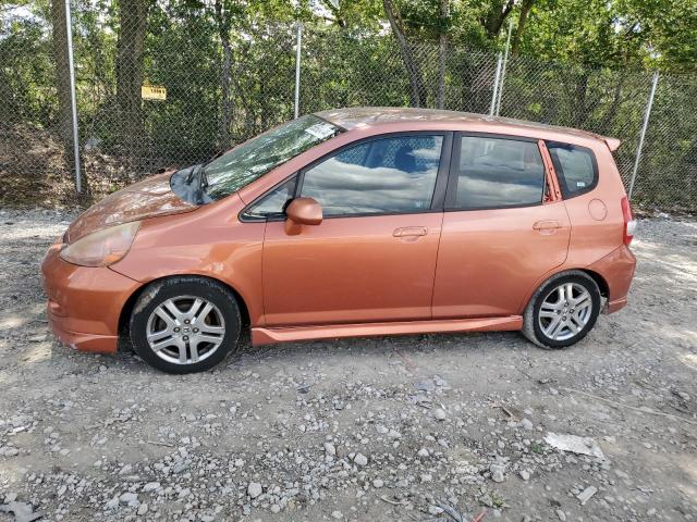 JHMGD38617S051498 - 2007 HONDA FIT S ნარინჯისფერი ფოტო 1