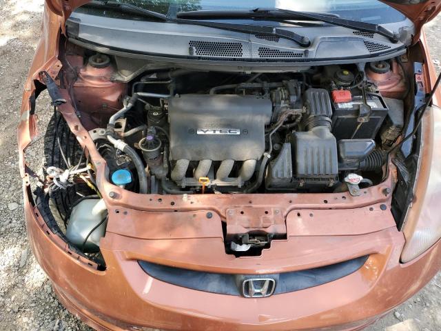 JHMGD38617S051498 - 2007 HONDA FIT S ნარინჯისფერი ფოტო 11