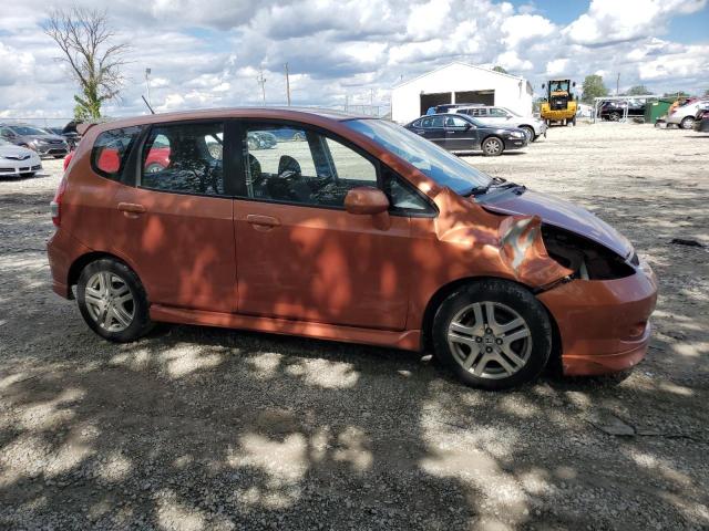 JHMGD38617S051498 - 2007 HONDA FIT S ნარინჯისფერი ფოტო 4
