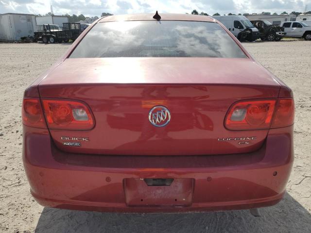 1G4HD57M49U142267 - 2009 BUICK LUCERNE CXL RED photo 6