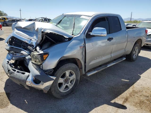 5TBRV54177S450981 - 2007 TOYOTA TUNDRA DOUBLE CAB SR5 SILVER photo 1