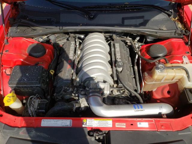 2B3CJ7DW1AH103718 - 2010 DODGE CHALLENGER SRT-8 RED photo 7