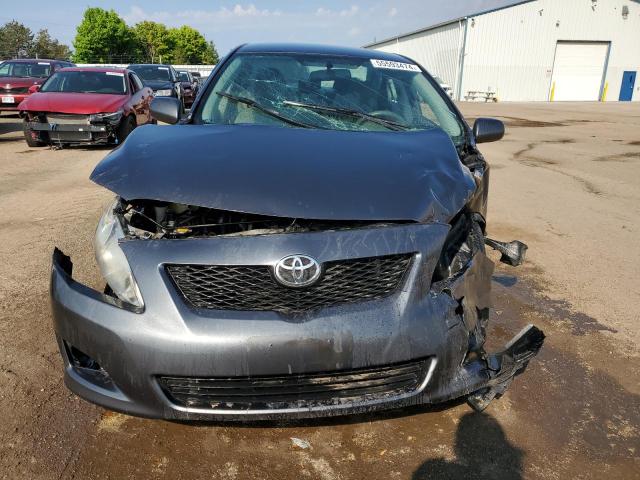 2T1BU4EE9AC495749 - 2010 TOYOTA COROLLA BASE GRAY photo 5