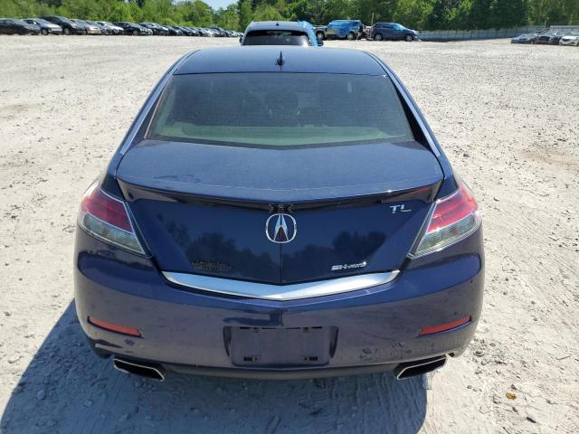 19UUA9F54DA004706 - 2013 ACURA TL TECH BLUE photo 6