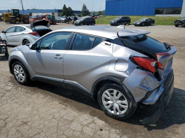 NMTKHMBX4KR079853 - 2019 TOYOTA C-HR XLE SILVER photo 2