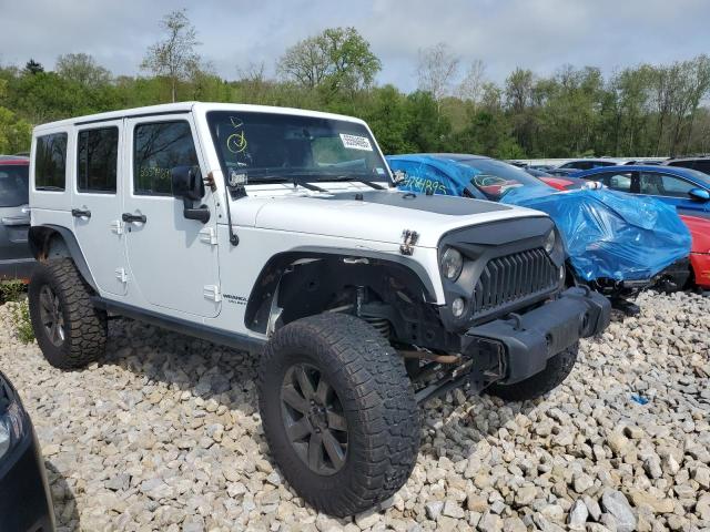 1C4HJWEG8EL257437 - 2014 JEEP WRANGLER U SAHARA 白色 照片 4