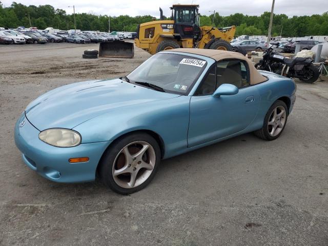 JM1NB353310211862 - 2001 MAZDA MX-5 MIATA BASE BLUE photo 1