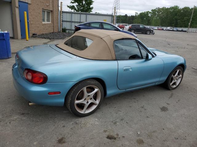 JM1NB353310211862 - 2001 MAZDA MX-5 MIATA BASE BLUE photo 3