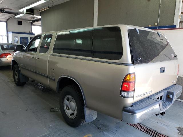 5TBBN44122S326489 - 2002 TOYOTA TUNDRA ACCESS CAB SR5 TAN photo 2