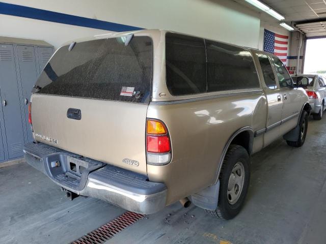 5TBBN44122S326489 - 2002 TOYOTA TUNDRA ACCESS CAB SR5 TAN photo 3
