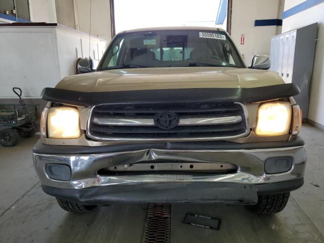 5TBBN44122S326489 - 2002 TOYOTA TUNDRA ACCESS CAB SR5 TAN photo 5