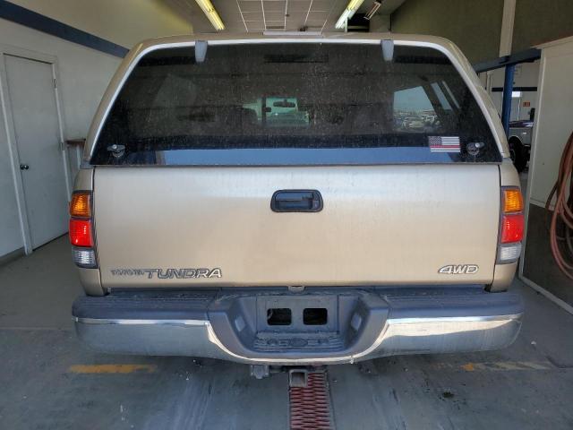 5TBBN44122S326489 - 2002 TOYOTA TUNDRA ACCESS CAB SR5 TAN photo 6