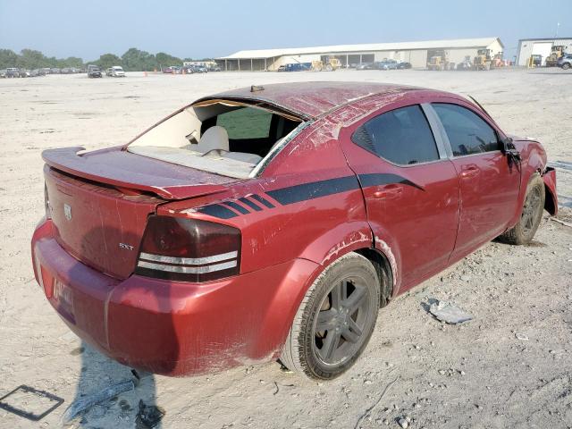 1B3LC56J28N160382 - 2008 DODGE AVENGER SXT MAROON photo 3