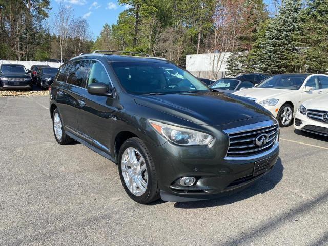 5N1CL0MN9EC529426 - 2014 INFINITI QX60 HYBRID GREEN photo 1