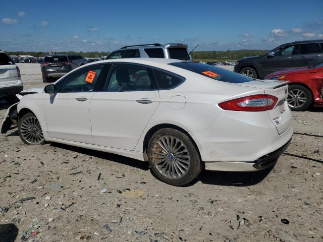3FA6P0K9XDR214491 - 2013 FORD FUSION TITANIUM WHITE photo 2