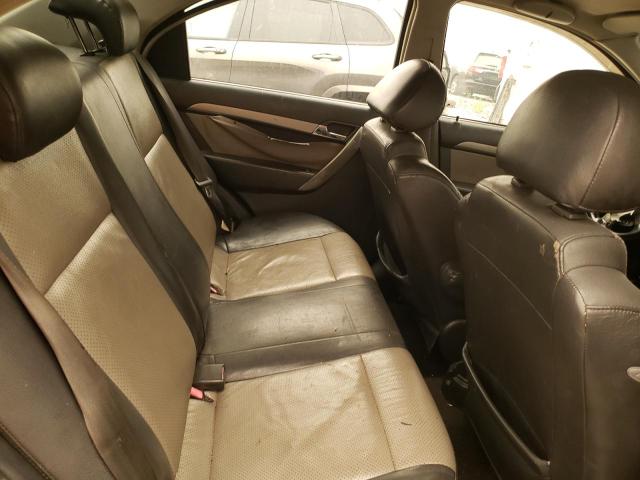 KL1TD566X8B201809 - 2008 CHEVROLET AVEO BASE BLACK photo 10