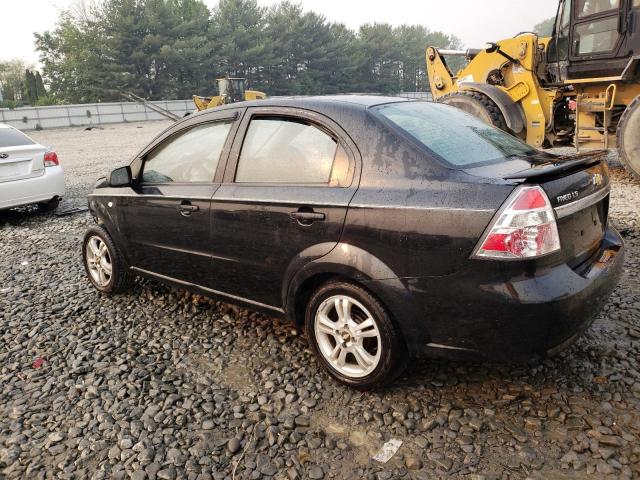 KL1TD566X8B201809 - 2008 CHEVROLET AVEO BASE BLACK photo 2