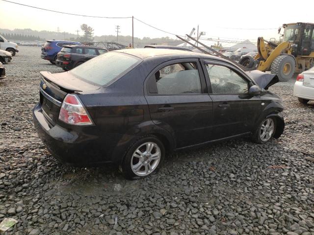 KL1TD566X8B201809 - 2008 CHEVROLET AVEO BASE BLACK photo 3