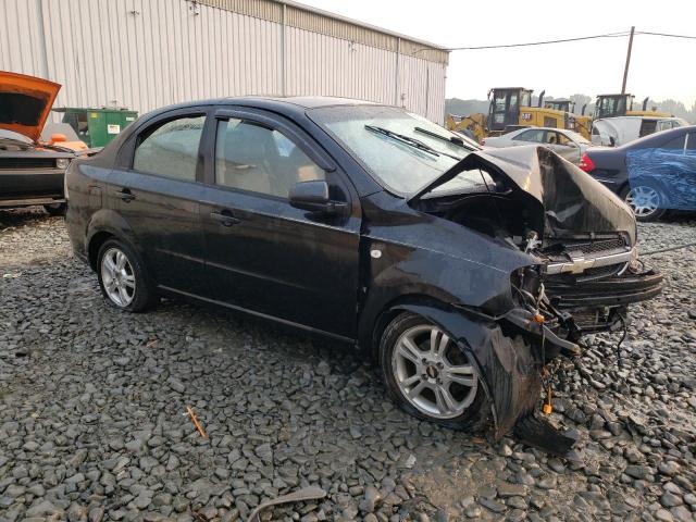 KL1TD566X8B201809 - 2008 CHEVROLET AVEO BASE BLACK photo 4