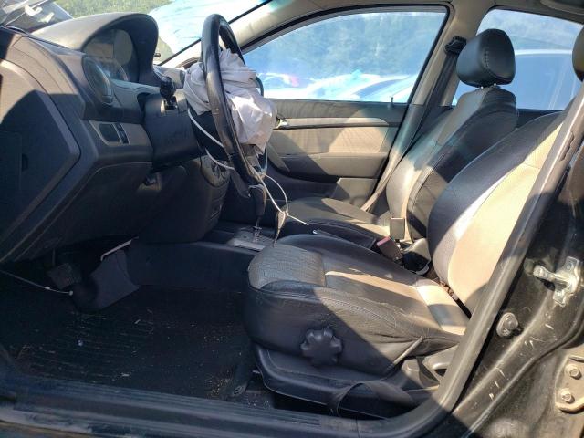KL1TD566X8B201809 - 2008 CHEVROLET AVEO BASE BLACK photo 7