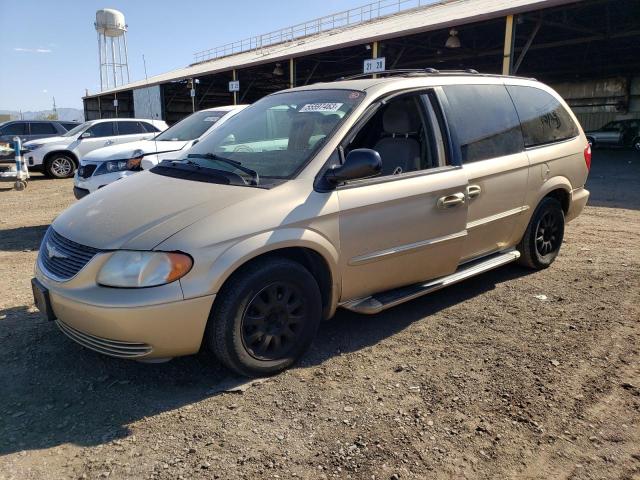 2C8GP74L41R384992 - 2001 CHRYSLER TOWN & COU EX TAN photo 1